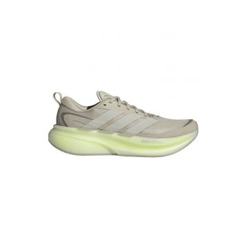 Pantofi Supernova Glide cu detalii reflectorizante - pentru alergare - Verde pal/Grej
