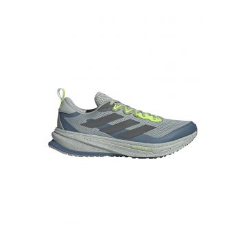 Pantofi Supernova Rise din material textil pentru alergare - Gri carbune/Kaki/Albastru glaciar/Verde lime