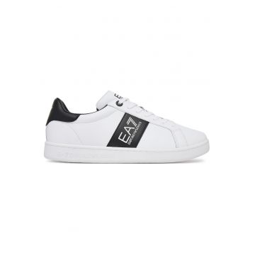 Tenisi barbati -  Emporio Armani - piele naturala - alb