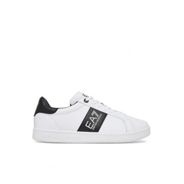 Tenisi barbati -  Emporio Armani - piele naturala - alb