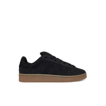 Tenisi barbati -  piele naturala - negru - material sintetic