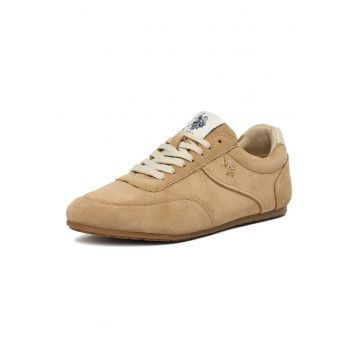 Tenisi dama - U.S. Polo Assn - piele naturala - bej - pentru femei