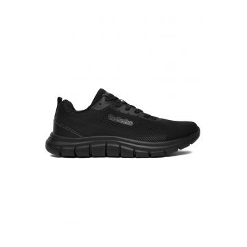 Adidasi  textil - negru -