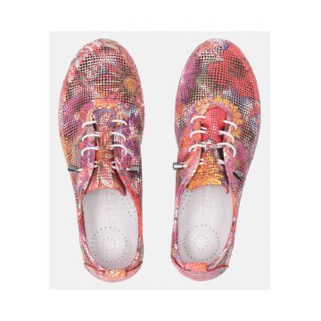 Incaltaminte multicolora cu siret