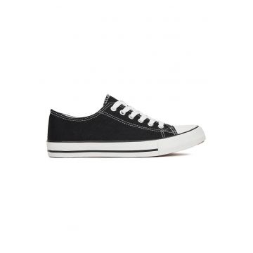 Pantofi dama  textil - Negru