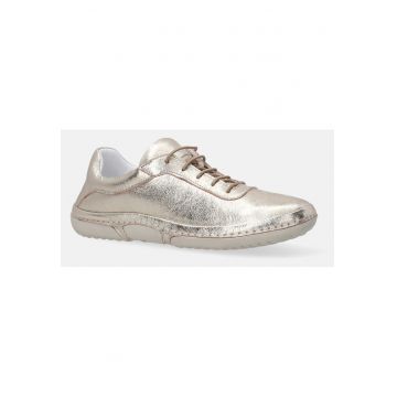 Pantofi sport cu aspect metalizat