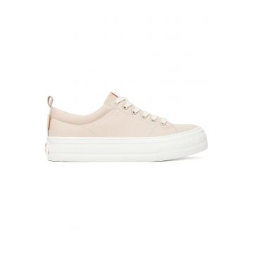 Pantofi sport dama -  adidasi bej - tesatura