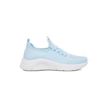 Pantofi sport dama -  albastru - material textil - talpa plata