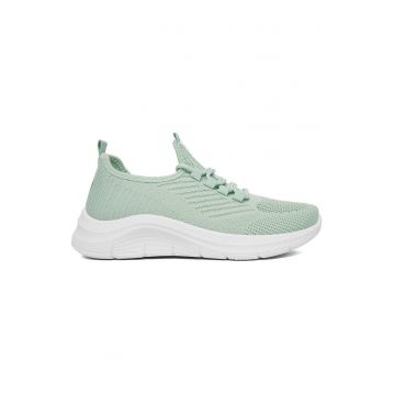 Pantofi sport dama -  casual - verde - textil