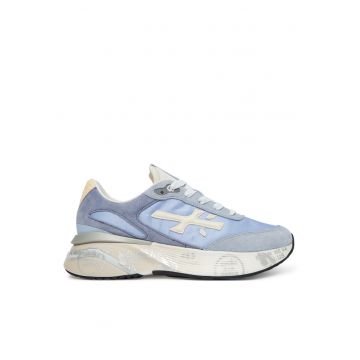 Pantofi sport dama  din piele naturala - Albastru