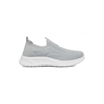 Pantofi sport dama -  gri - material textil