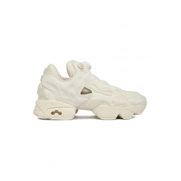 Pantofi sport dama -  material textil - bej - platforma - respirabili