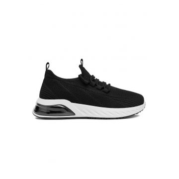 Pantofi sport dama  material textil - negri
