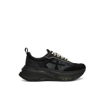 Pantofi sport dama -  piele naturala - negru