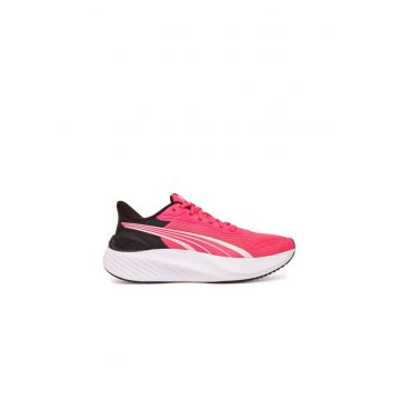Pantofi sport dama -  roz/negru - material textil -