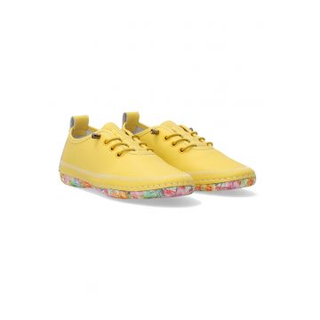 Pantofi sport de piele cu imprimeu pe talpa