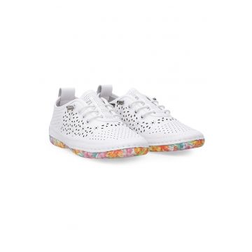 Pantofi sport de piele cu model ajurat