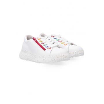 Pantofi sport de piele cu talpa wedge