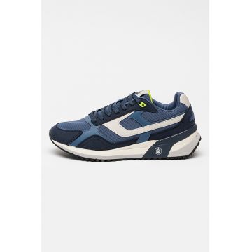 Pantofi sport din material textil cu sireturi Erre - Bleumarin