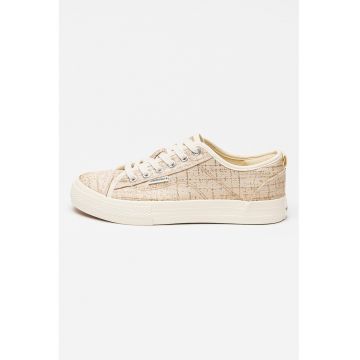 Pantofi sport din material textil Ravenne - Auriu/Bej