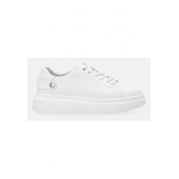 Pantofi sport din piele cu nituri metalice
