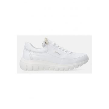 Pantofi sport din piele cu talpa antiderapanta -