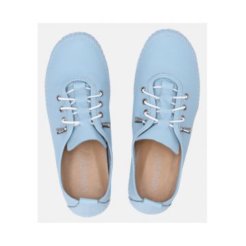Pantofi sport din piele cu talpa elastica