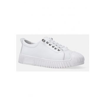 Pantofi sport din piele cu varful intarit