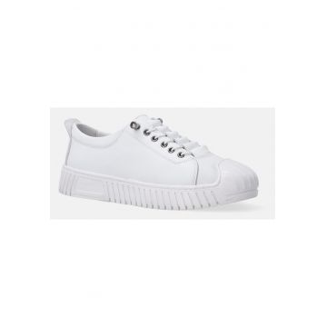 Pantofi sport din piele cu varful intarit