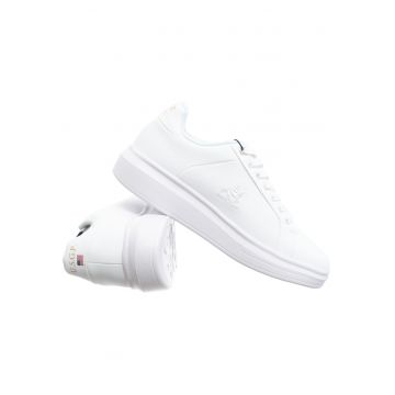 Pantofi sport din piele ecologica - Alb