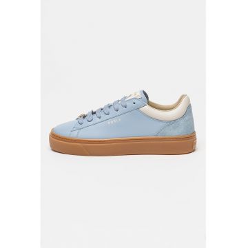 Pantofi sport din piele Enjoy - Albastru azur