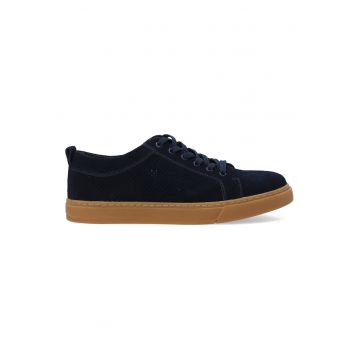 Pantofi sport din piele intoarsa - Bleumarin