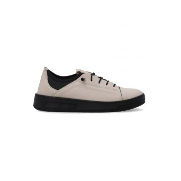 Pantofi sport din piele naturala si textil