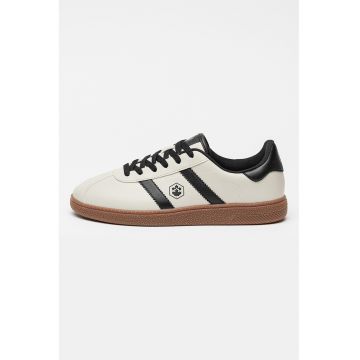 Pantofi sport low cut cu detalii contrastante Frosty - Negru/Crem