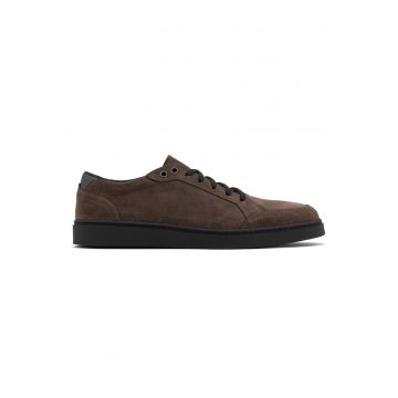 Pantofi sport low-cut din piele Ezra - Maro taupe