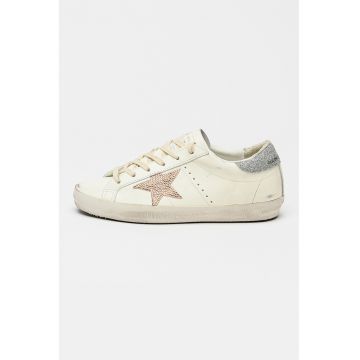 Pantofi sport low-cut Super-Star Classic - Alb murdar/Argintiu