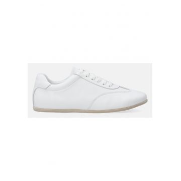 Pantofi sport low-cut uni din piele