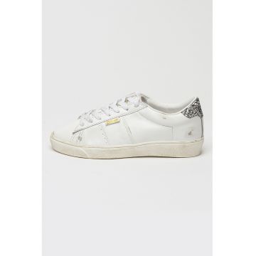 Pantofi sport Matchstar din piele - Alb optic