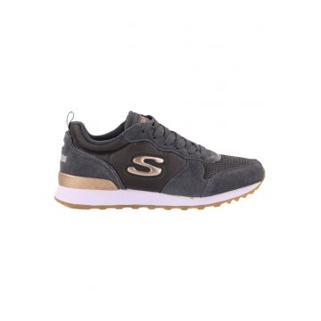 Pantofi sport Retros-RG cu insertii din piele intoarsa - Gri