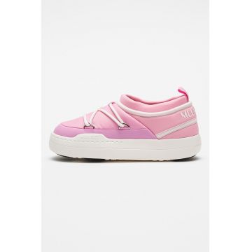 Pantofi sport slip-on din material rezistent la apa Park Icon - Roz