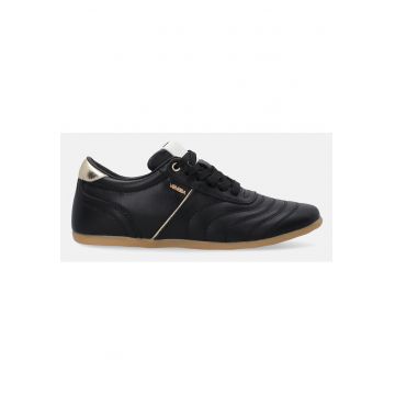 Pantofi sport uni low-cut din piele