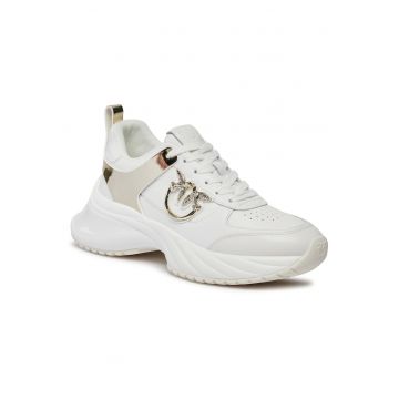Tenisi dama -  piele naturala - alb - confortabili -