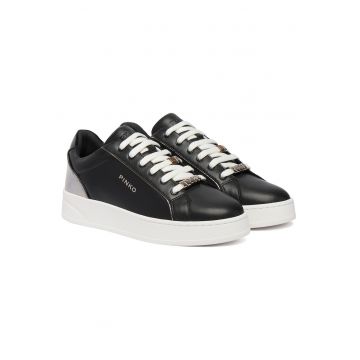 Tenisi dama -  piele naturala - negru - eleganta - confort