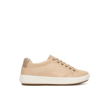 Tenisi dama -  piele naturala - roz - confort exceptional