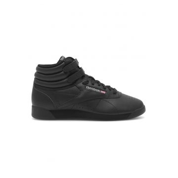 Tenisi dama -  piele naturala - velcro - negru