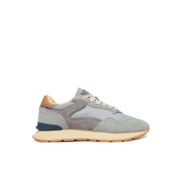 Tenisi multicolor din piele naturala pentru dama - Multicolor