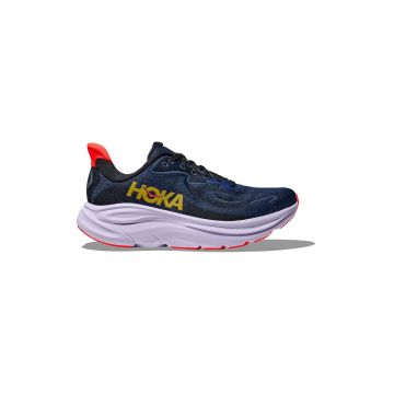 Pantofi Clifton 10 cu logo pentru alergare - Bleumarin