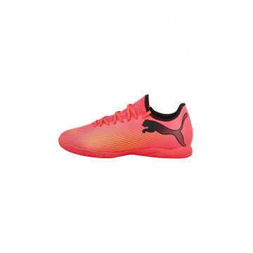 Pantofi cu imprimeu logo pentru fotbal Future 7 Play - Roz