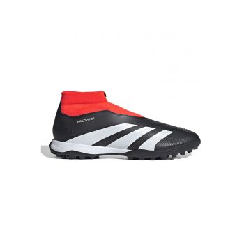 Pantofi mid-high pentru fotbal Predator League - Alb/Negru/Rosu vermillion
