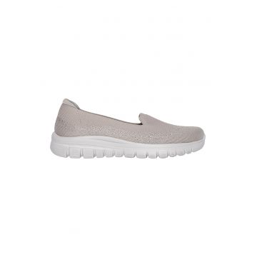 Pantofi slip-on Graceful - Maro taupe deschis